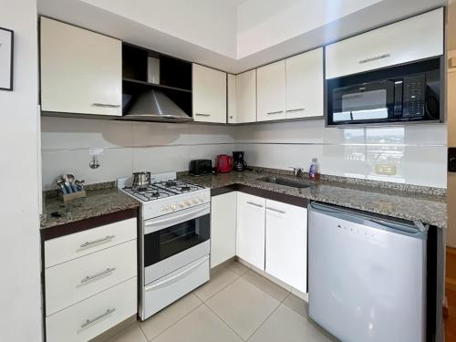 Cozy Studio on a High Floor with Panoramic Views in Villa Urquiza in Villa Urquiza