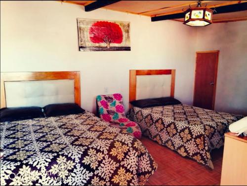 Room in Guest room - Nice Quadruple Cabin Equipped And Very Central in Zacatlán, Mexico