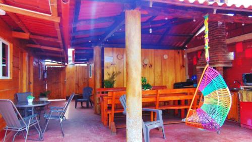 Erkély/terasz, Nice Quadruple Cabin Equipped And Very Central in Col Centro Cuatilulco