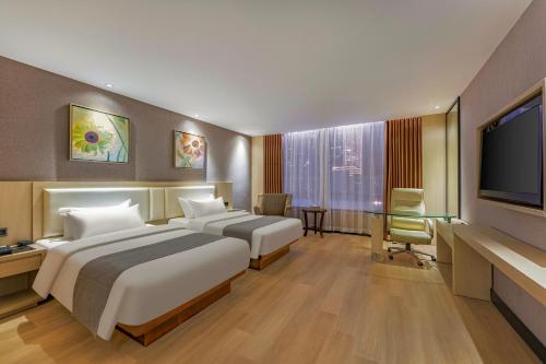 Deluxe Twin Room room in Guangzhou Mingyue Hotel