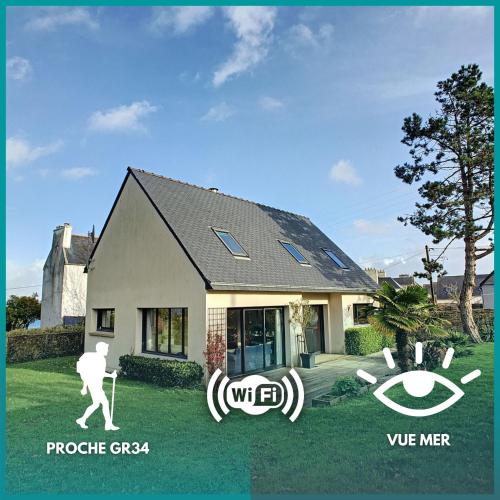 Ti sklaer - vue mer - wifi - Location saisonnière - Crozon