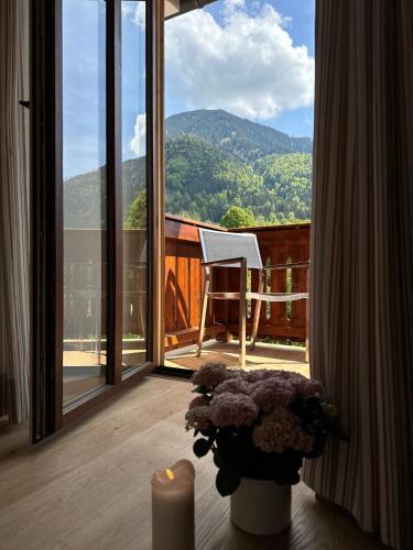 陽台/露台, Ferienwohnung Zum Wunsch in 羅塔-埃格爾恩
