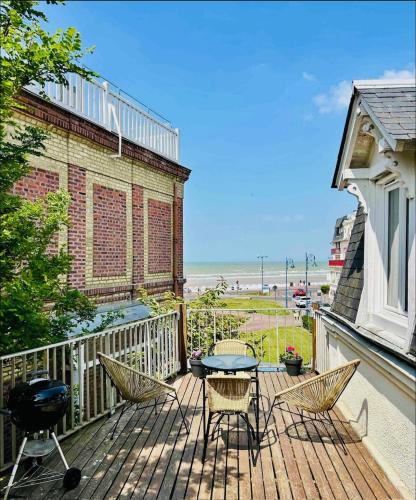 Terrasse front de mer - Location saisonnière - Villers-sur-Mer