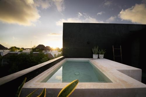 Design Luxury Villa with 2 Pools and Rooftop Near Beach in Tulum, Mexico