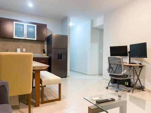 2BR APT for Remote Workers in a Green and Quiet Area in Playa del Carmen, Mexico