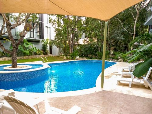 2BR APT for Remote Workers in a Green and Quiet Area in Playa del Carmen, Mexico
