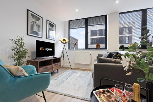 Modern Flat in Manchester by 53 Degrees Property, Ideal for Couples, 2 Bedrooms!, Mánchester