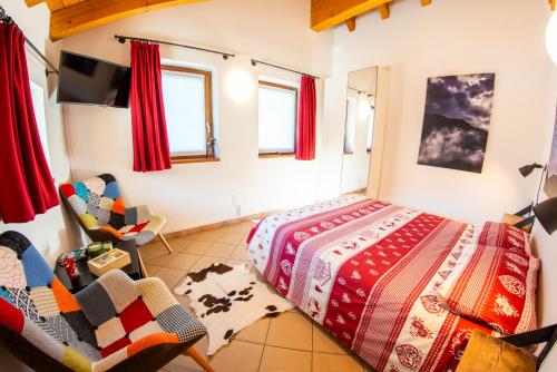 1 double bed