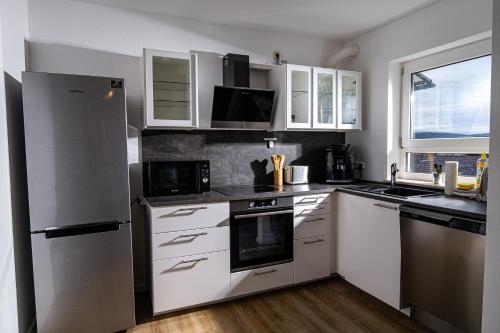 Kitchen, Apartment 1 in Bad Konig
