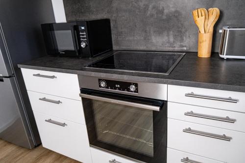Kitchen, Apartment 1 in Bad Konig