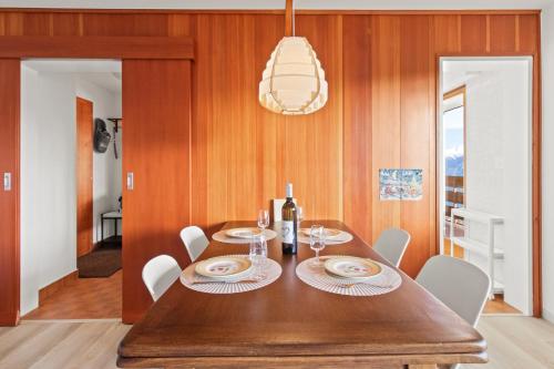 keuken, 3rd best view in Crans-Montana, stunning panorama in Crans Montana