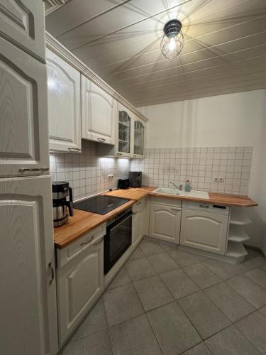 廚房, Ferienwohnung Erzgebirgsglück OG (Ferienwohnung Erzgebirgsgluck OG) in 約施塔特