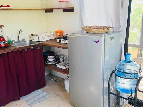 Double Bed, Queen size, small kitchen, terrace, wi fi air condition quiet in Kuatunalko