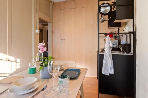 مطبخ, Studio lumineux dans la vieille ville de Fribourg in Fribourg City Center