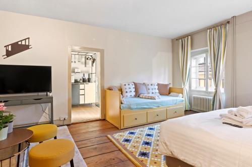 Studio lumineux dans la vieille ville de Fribourg in Fribourg City Center