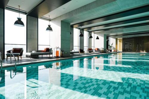 Swimming pool, Mumian Hangzhou in Xiao Shan District