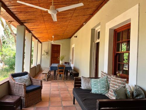 陽台/露台, Paardekloof Farmhouse in 卡利茨多普