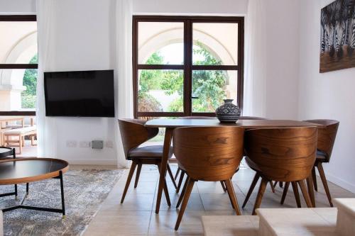صالة مشتركة/ منطقة التلفزيون, Aphrodite Premium Apartments II in كوكليا