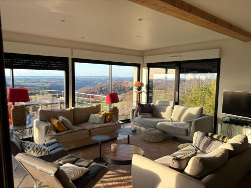 S'évader vers l'horizon 6pers, calme, wifi gîte à louer Tonnac