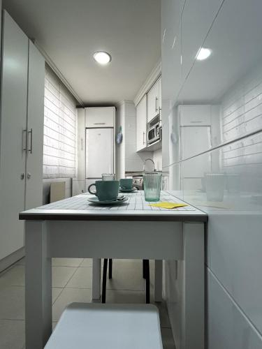 кухня, Apartamentos el Parque in Пола-де-Сьеро