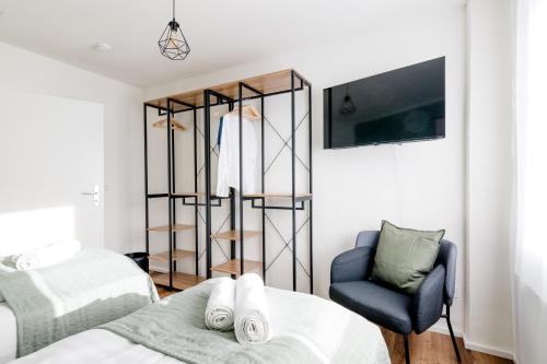 janu-homes - 2 Zimmer Apartment - 5 Betten, Schlossblick vom Romer in Runkel
