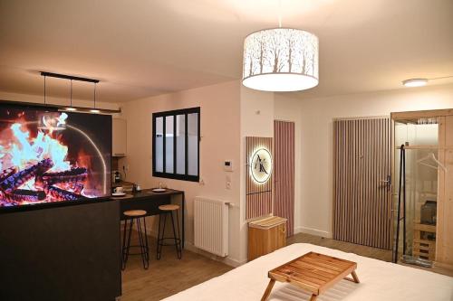 Létesítmények, Suite and spa jacuzzi sauna proche Paris in Beaumont-sur-Oise