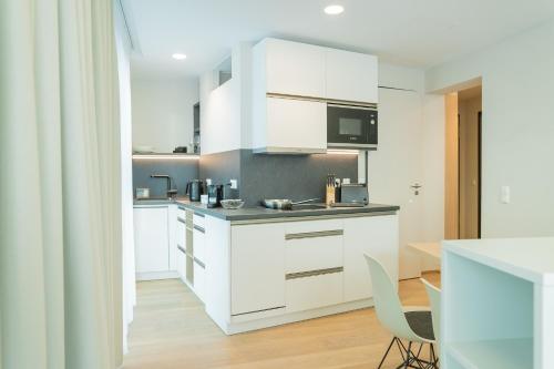 廚房, Summit of Saxony Resort Oberwiesenthal in 上維森塔爾