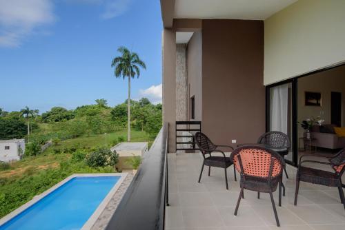 Balcony/terrace, Casa Vista Mar in Rio San Juan