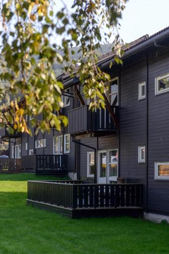 Jardín, Hafjell Alpinlandsby Apartment 43 in Oyer