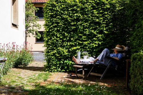 A szálláshely kívülről, Ferienhaus auf Gut Weimarschmieden in Fladungen