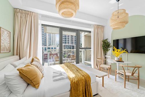 Silkhaus Vacation Homes Modern Studio with Burj Khalifa View, Dubaï (photo 5)