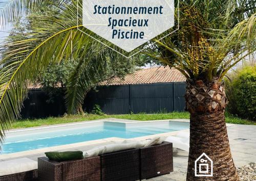 Villa Casalera - piscine, spacieuse & familiale gîte à louer Oeyreluy