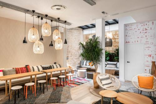 Restaurant, Central Hostel Bordeaux Centre in Bordeaux