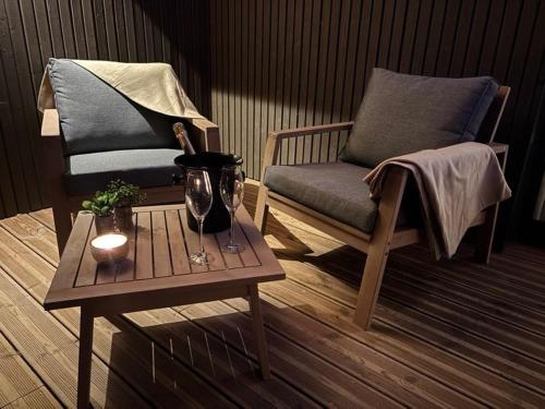 陽台/露台, Le Black Sheep Gîtes & Spa Privatif Sarlat (Le Black Sheep Gites & Spa Privatif Sarlat) in 拉加內達