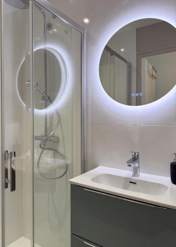 Fürdőszoba, Le gîte de la Roche (Le gite de la Roche) in Chenonceaux