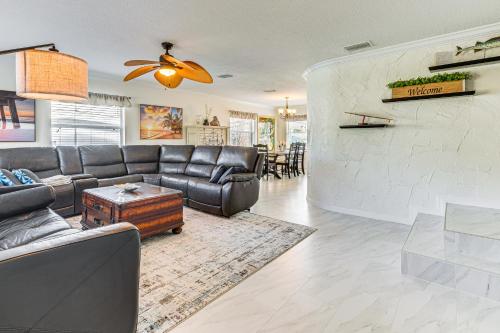 Spacious Canalfront Home with Pool about half Mi to Beach in Hudson