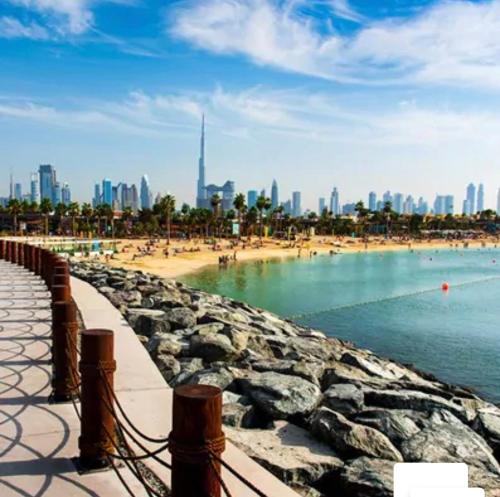 Burj Khalifa view/ Cozy apartment, Dubaj