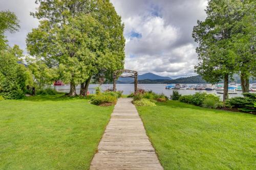 Lake Placid Condo with Patio - Walk to Beach! in Whiteface