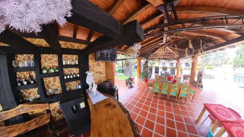 共用Lounge/電視區, Eco Hotel Torre de Cristal Campestre Cimitarra Santander in 拉梅薩德洛斯桑托斯