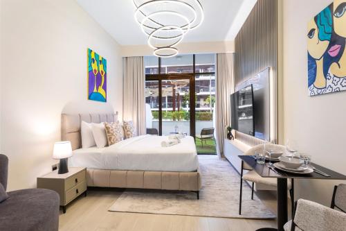 Sleek Studio Apartment in Azizi Riviera, Дубай