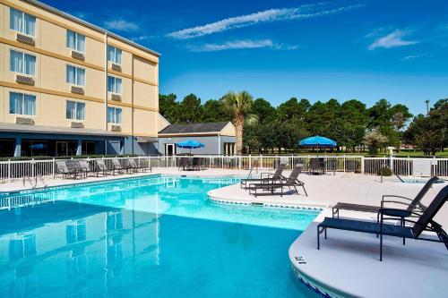 Pool, Fairfield Inn Myrtle Beach Broadway at the Beach near Myrtle Beach Pelicans