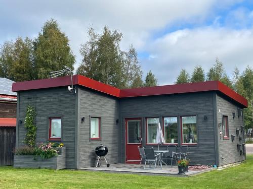 Stuga på unika Siljan Airpark