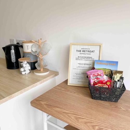 Konyha, The Retreat, self-contained cosy Anex, M6 A75 Gretna Green in Gretna Green