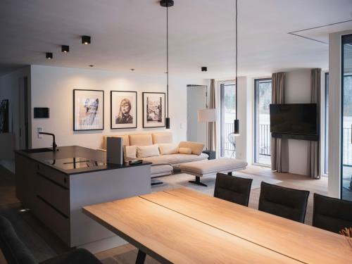 Konyha, Ferienwohnung Tennengau mit Parkplatz in Golling an der Salzach Városközpont