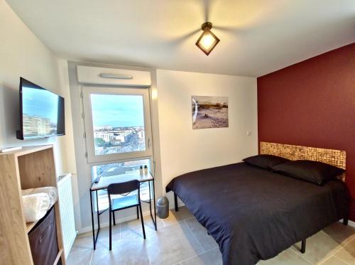 Les chambres de Sandrine avec dans un appartement en collocation 3