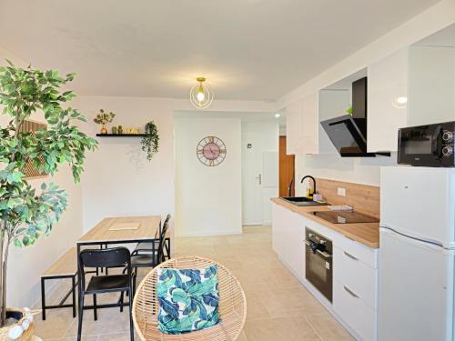 Les chambres de Sandrine avec salle d'eau privée dans un appartement en collocation, Toulouse