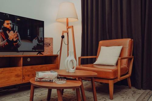 Elegant Studio Downtown 5 Minute Walk to Burj Khalifa & Dubai Mall, Dubai (Foto 2)