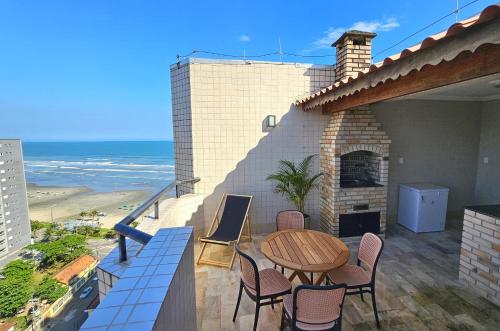 Cobertura Vista pro mar - Praia Grande – khách sạn tại Maracanã