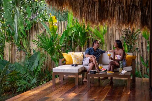 Balcony/terrace, Private Villa with Pool - Kalani River Villas in Dapa