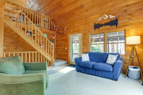 . 2 Mi to Boat Ramp: Log Cabin in New Hampshire